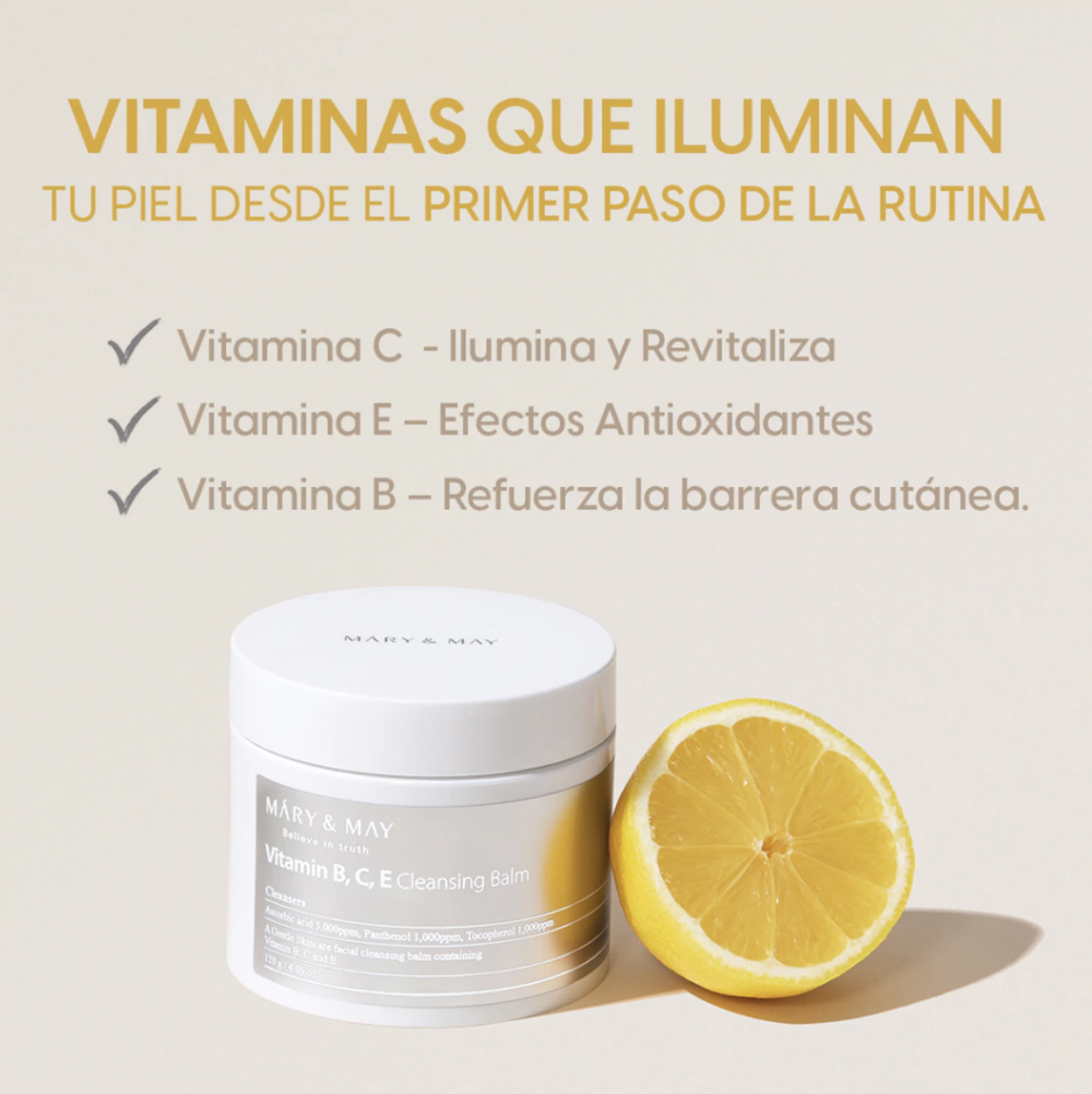 VITAMIN B, C, E CLEANSING BALM 